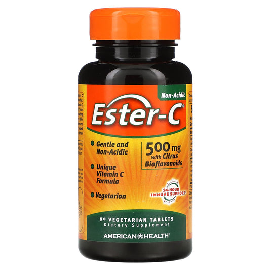 American Health-Ester-C With Citrus Bioflavonoids-500 mg-90 Vegetarian Tablets