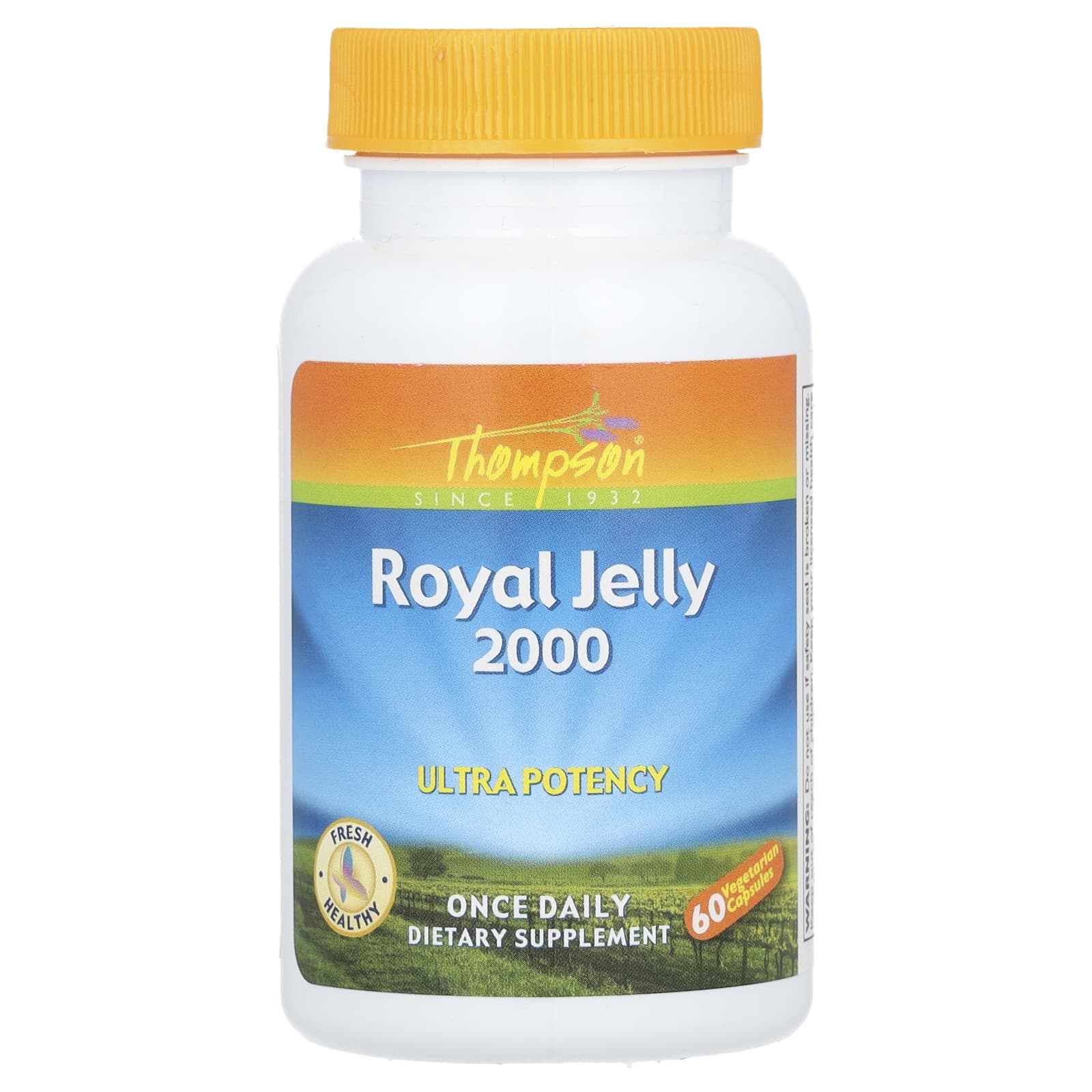 Thompson-Royal Jelly-Ultra Potency-2,000 mg-60 Vegetarian Capsules