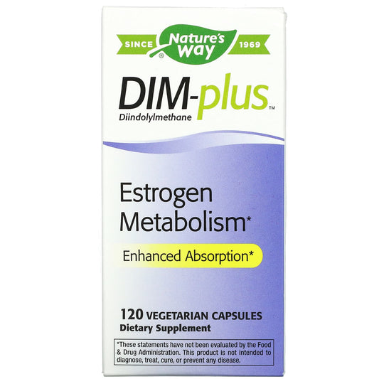 Nature's Way-DIM-plus-Estrogen Metabolism-120 Vegetarian Capsules