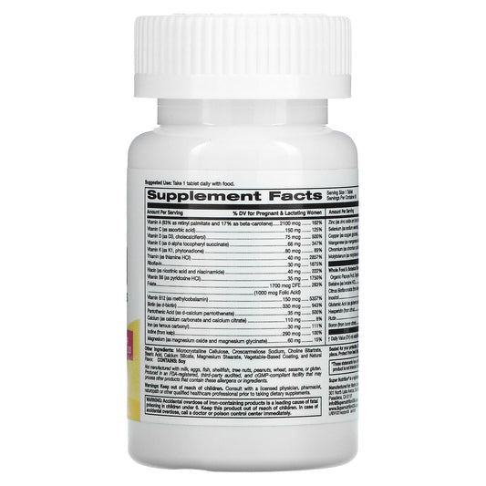 Super Nutrition, SimplyOne, PreNatal, Triple Power Multivitamins, 30 Tablets