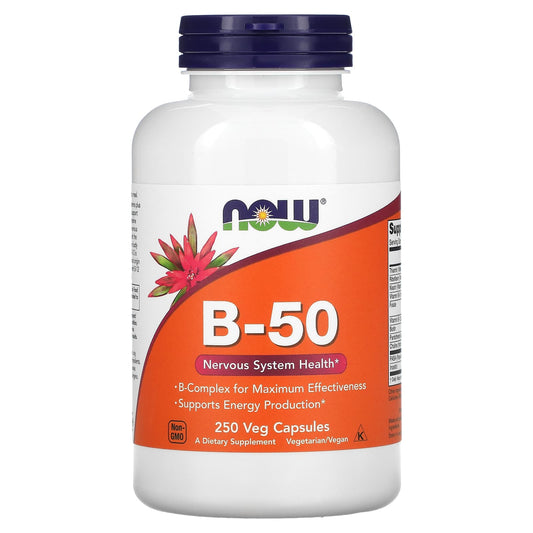 NOW Foods-B-50-250 Veg Capsules