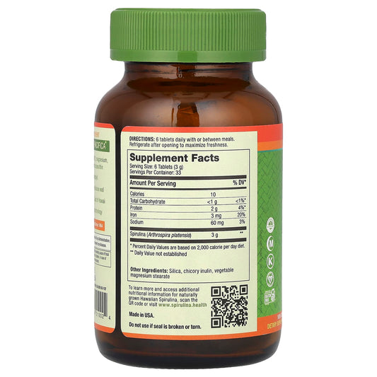 Nutrex Hawaii, Pure Hawaiian Spirulina, 200 Tablets