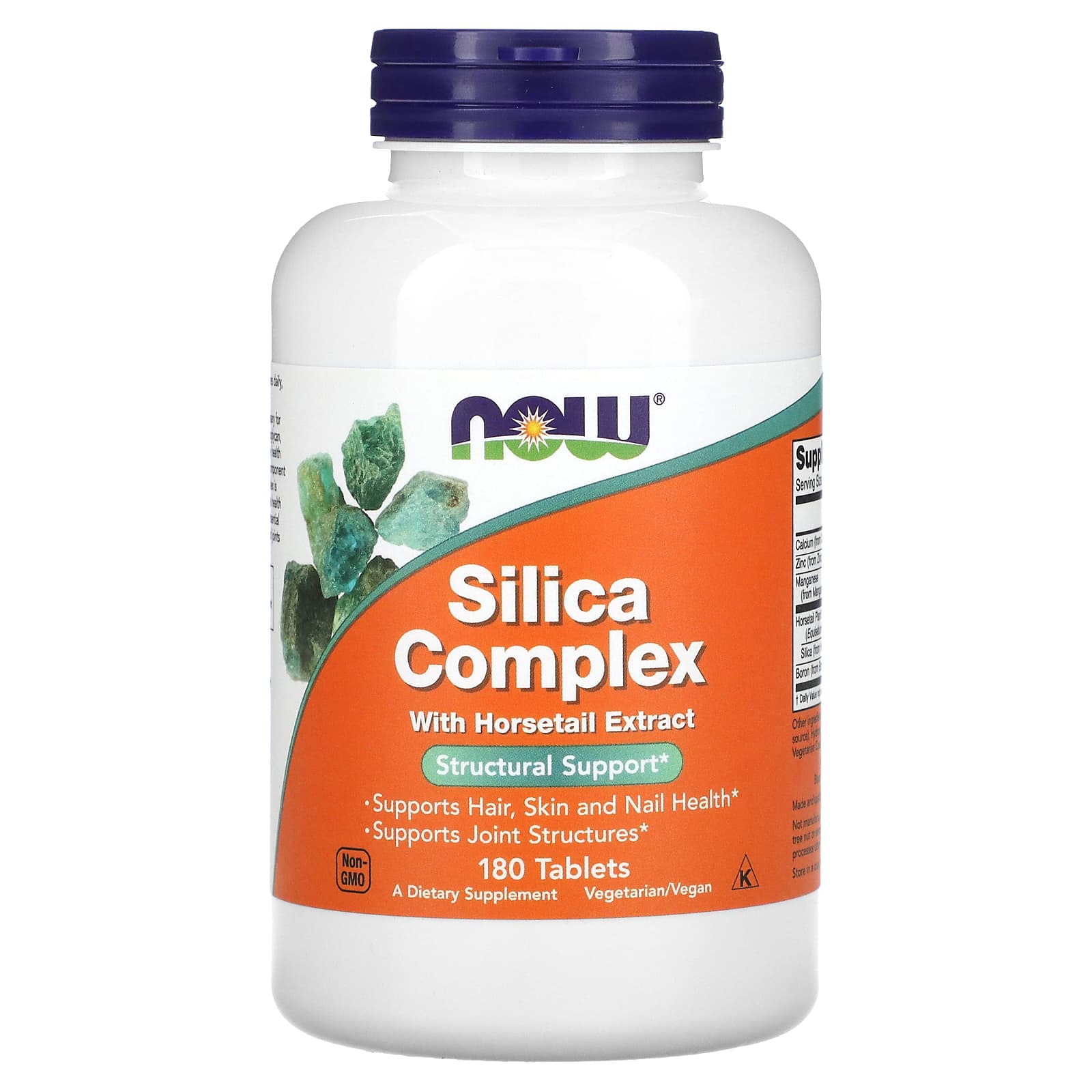 NOW Foods-Silica Complex with Horsetail Extract-180 Tablets