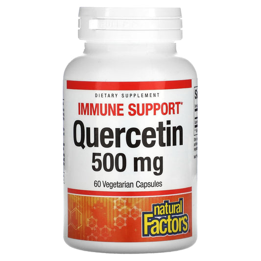 Natural Factors-Quercetin-500 mg-60 Vegetarian Capsules