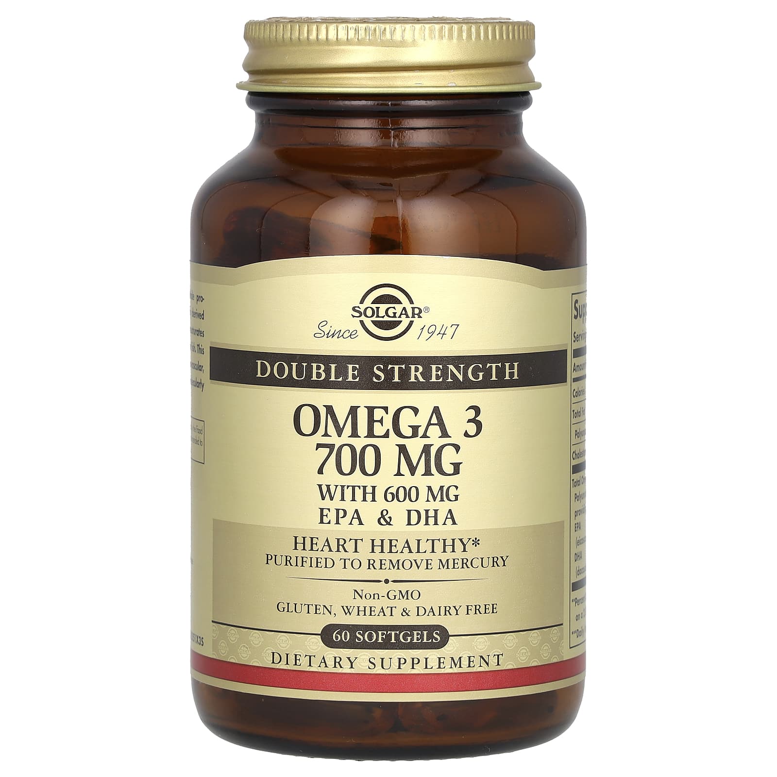 Solgar-Omega-3-Double Strength-700 mg-60 Softgels