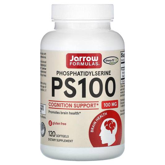 Jarrow Formulas-PS100-Phosphatidylserine-100 mg-120 Softgels