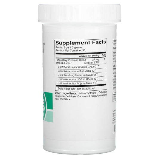 HealthyBiom, Daily Maintenance Probiotics, 5 Billion CFUs, 90 Veggie Capsules