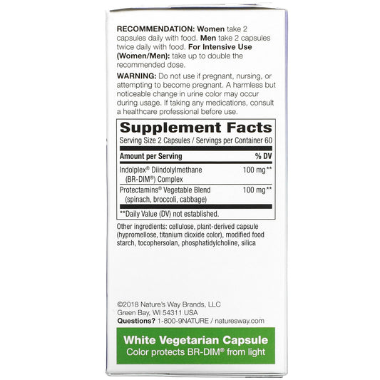 Nature's Way, DIM-plus, Estrogen Metabolism, 120 Vegetarian Capsules