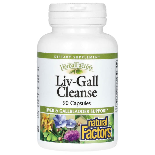 Natural Factors-Liv-Gall Cleanse-90 Capsules