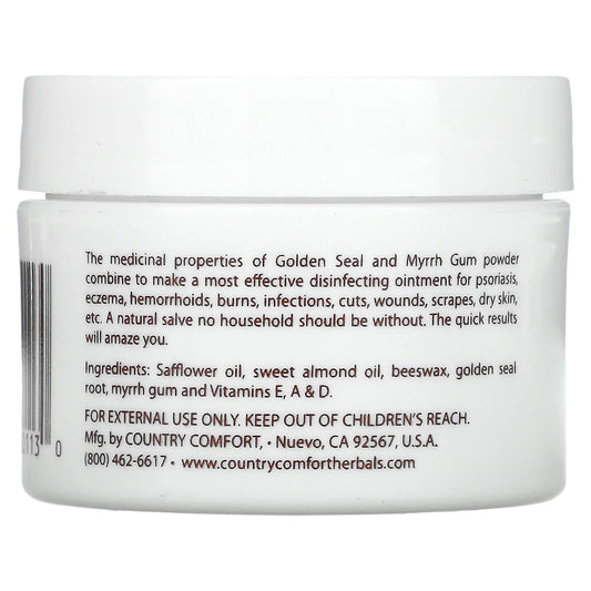 Country Comfort, Herbal Savvy, Golden Seal-Myrrh, 1 oz (28 g)