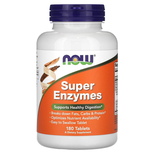 NOW Foods-Super Enzymes-180 Tablets