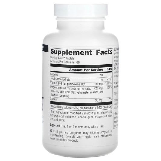 Source Naturals, Ultra-Mag, 120 Tablets