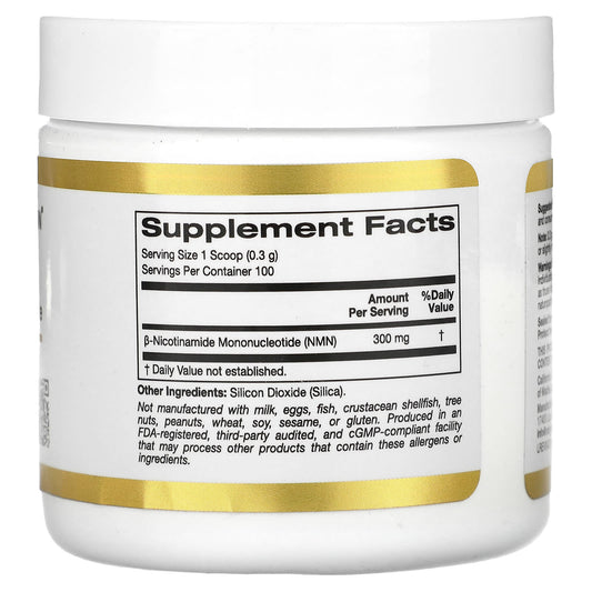 California Gold Nutrition, NMN Powder, 300 mg, 1.05 oz (30 g)