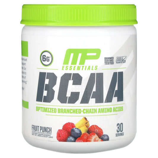 MusclePharm-Essentials-BCAA-Fruit Punch-0.57 lbs (258 g)