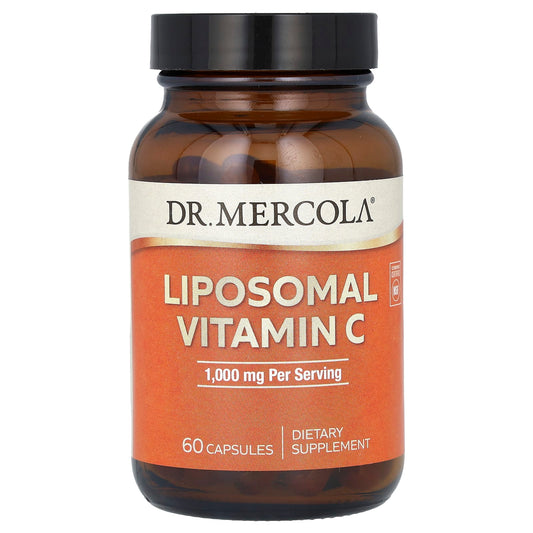 Dr. Mercola-Liposomal Vitamin C-1,000 mg-60 Capsules (500 mg per Capsule)