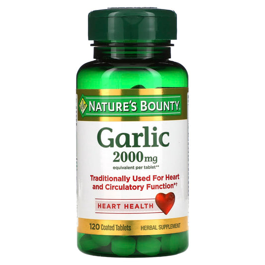 Nature's Bounty-Garlic-2,000 mg-120 Coated Tablets