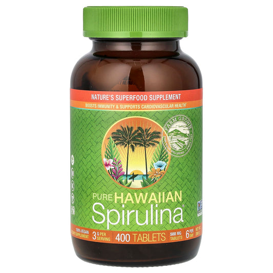 Nutrex Hawaii-Pure Hawaiian Spirulina-3 g-400 Tablets (50 mg per Tablet)