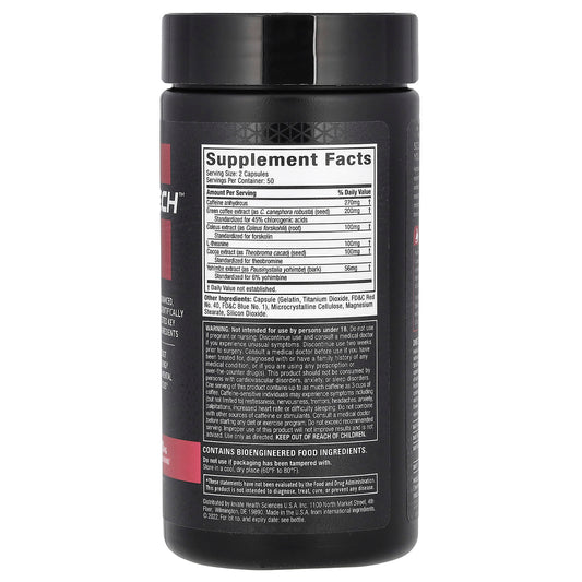 MuscleTech, Hydroxycut Hardcore Elite, 100 Rapid-Release Thermo Caps