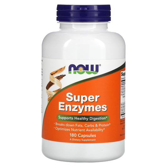 NOW Foods-Super Enzymes-180 Capsules