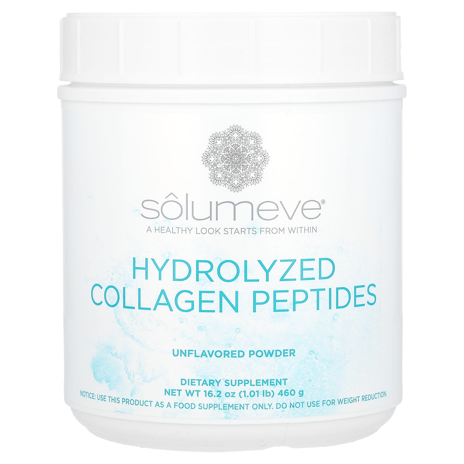 Solumeve-Hydrolyzed Collagen Peptides-Unflavored Powder-16.2 oz (1.01 lb) 460 g