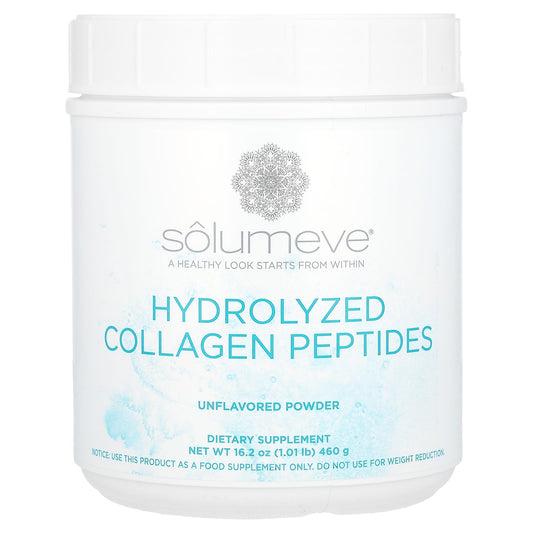 Solumeve-Hydrolyzed Collagen Peptides-Unflavored Powder-16.2 oz (1.01 lb) 460 g