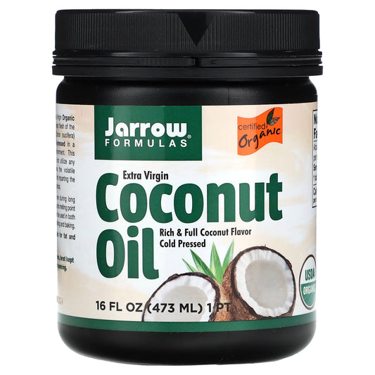 Jarrow Formulas-Extra Virgin Coconut Oil-16 fl oz (473 ml)
