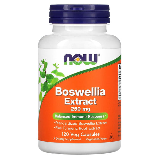 NOW Foods-Boswellia Extract-250 mg-120 Veg Capsules