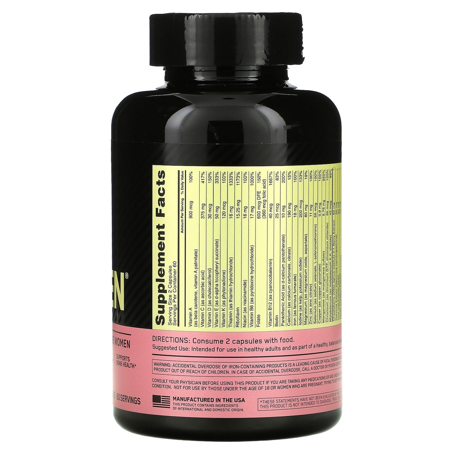 Optimum Nutrition, Opti-Women, 120 Capsules