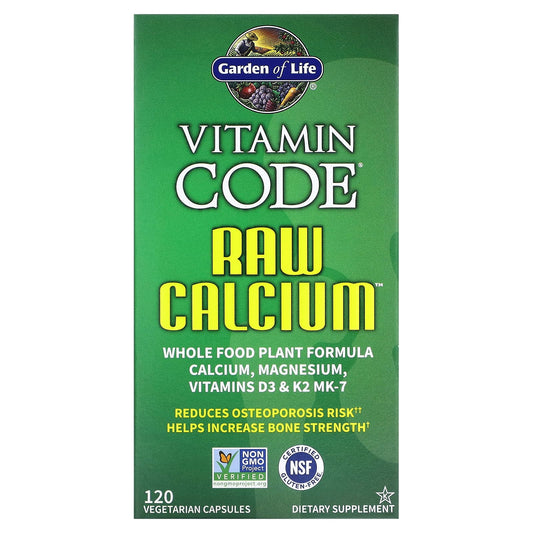 Garden of Life-Vitamin Code-RAW Calcium-120 Vegetarian Capsules
