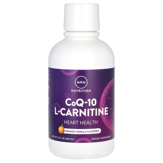 MRM Nutrition-CoQ-10 L-Carnitine Liquid-Orange-Vanilla-16 fl oz (480 ml)