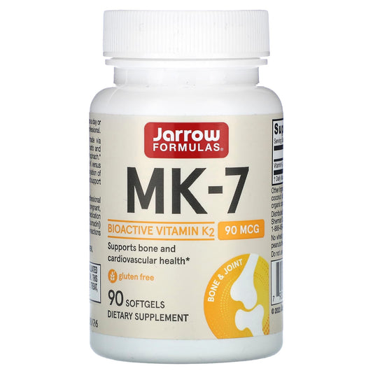 Jarrow Formulas-MK-7-90 mcg-90 Softgels