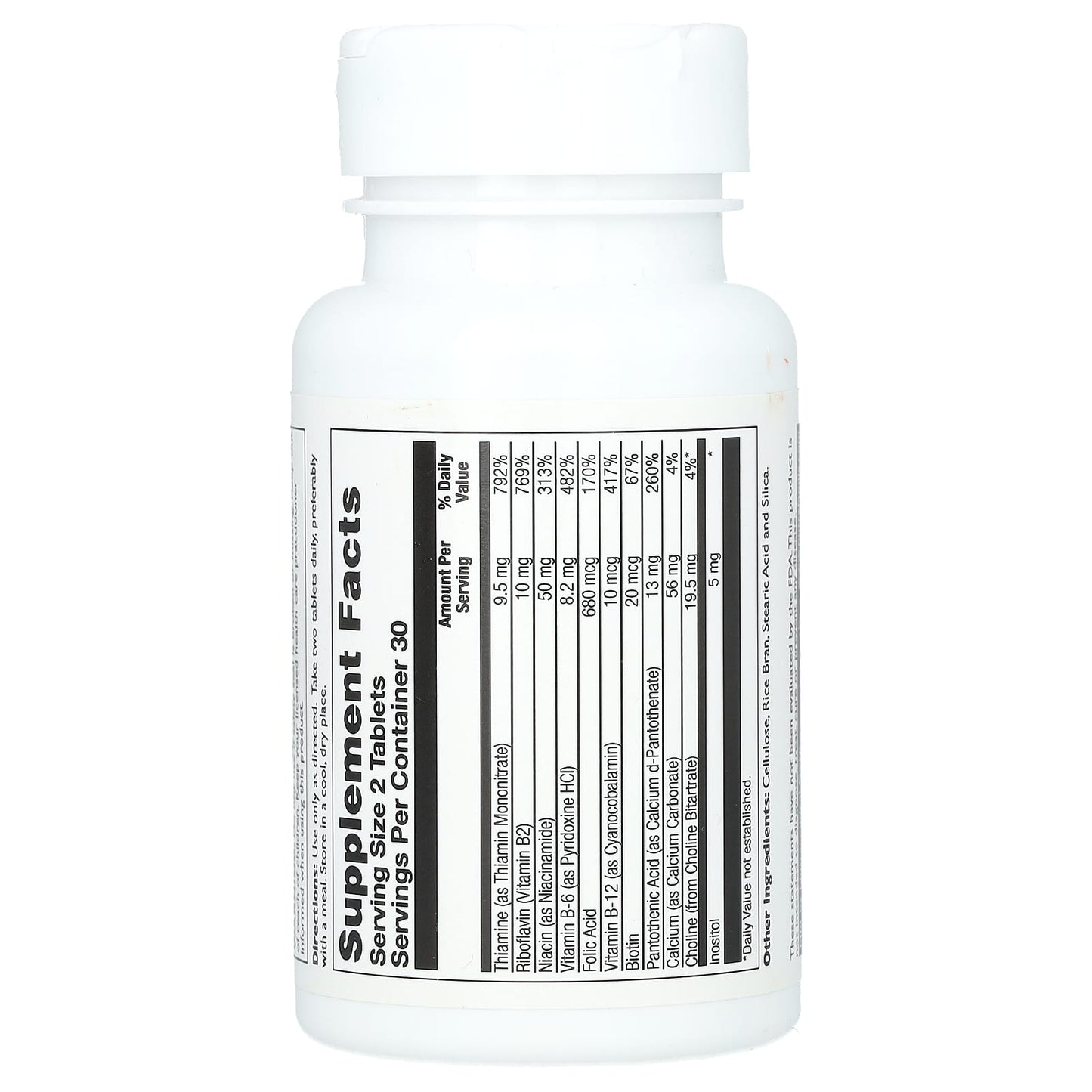 Thompson, B Complex, Plus Rice Bran, 60 Tablets