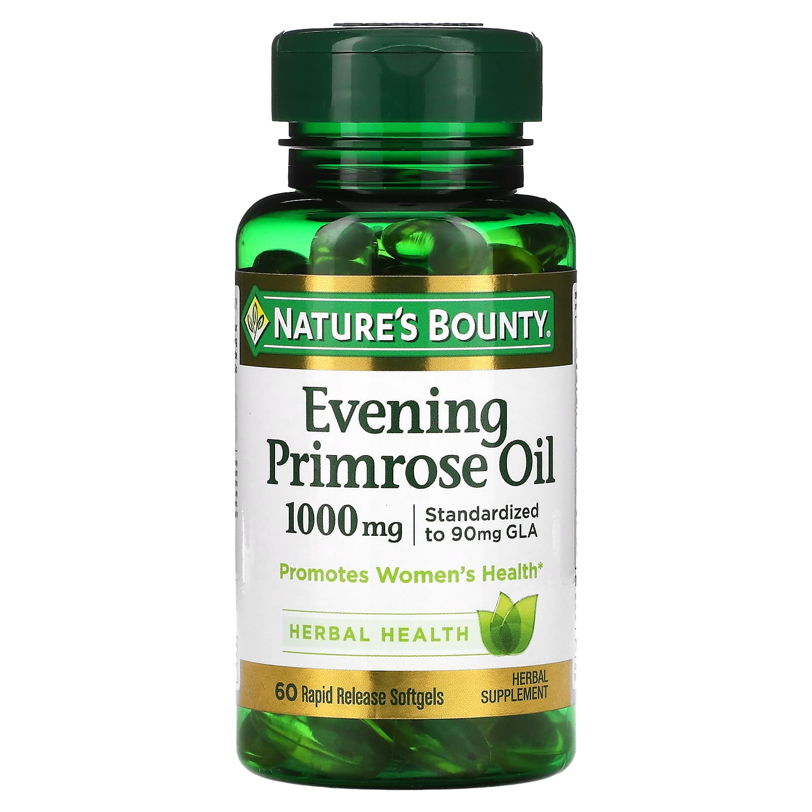 Nature's Bounty-Evening Primrose Oil-1,000 mg-60 Rapid Release Softgels