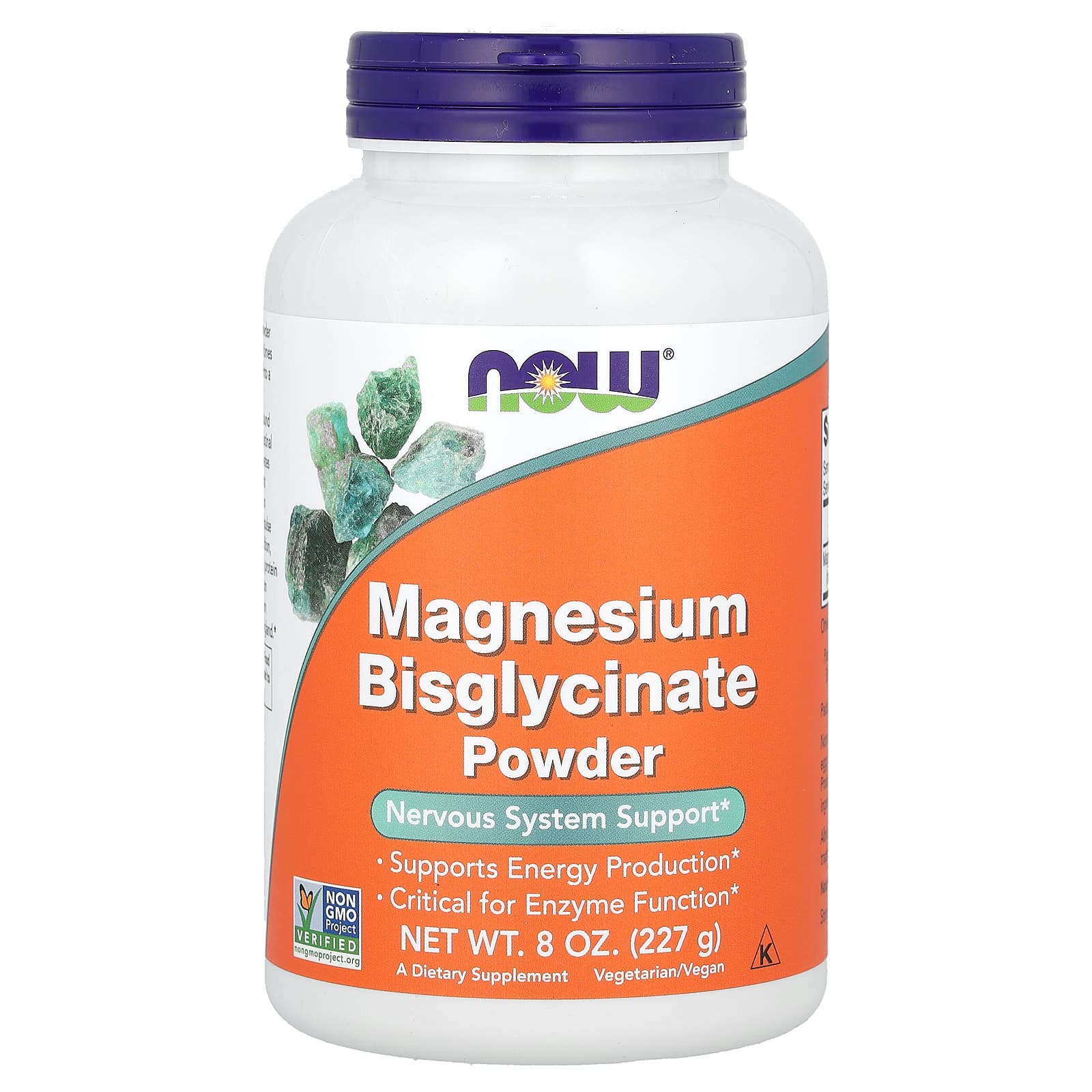 NOW Foods-Magnesium Bisglycinate Powder-8 oz (227 g)