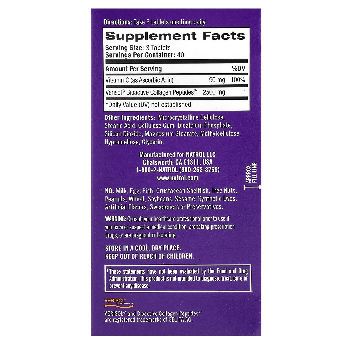Natrol, Collagen Skin Renewal, 120 Tablets