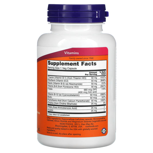 NOW Foods, B-50, 100 Veg Capsules
