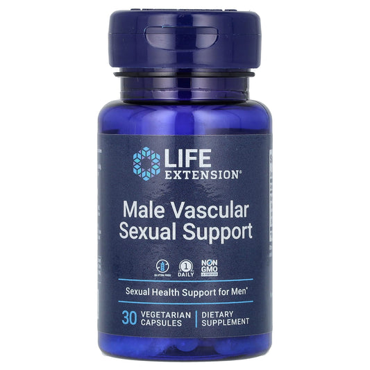 Life Extension-Male Vascular Sexual Support-30 Vegetarian Capsules