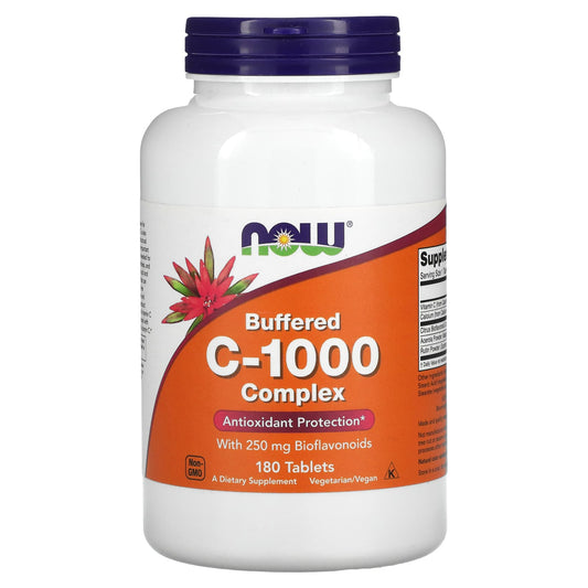 NOW Foods-Buffered C-1000 Complex-180 Tablets