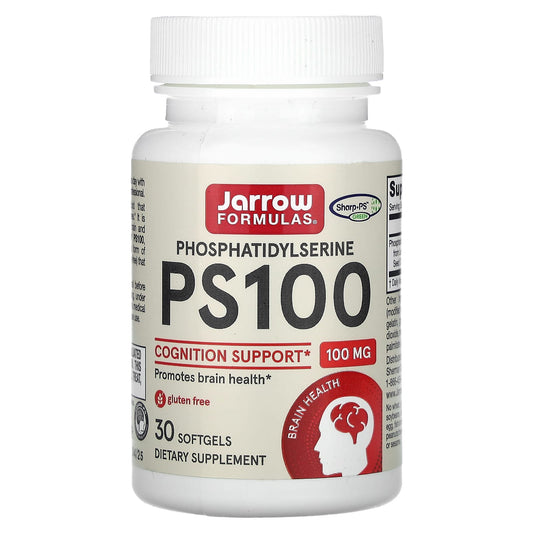 Jarrow Formulas-PS 100-Phosphatidylserine-100 mg-30 Softgels