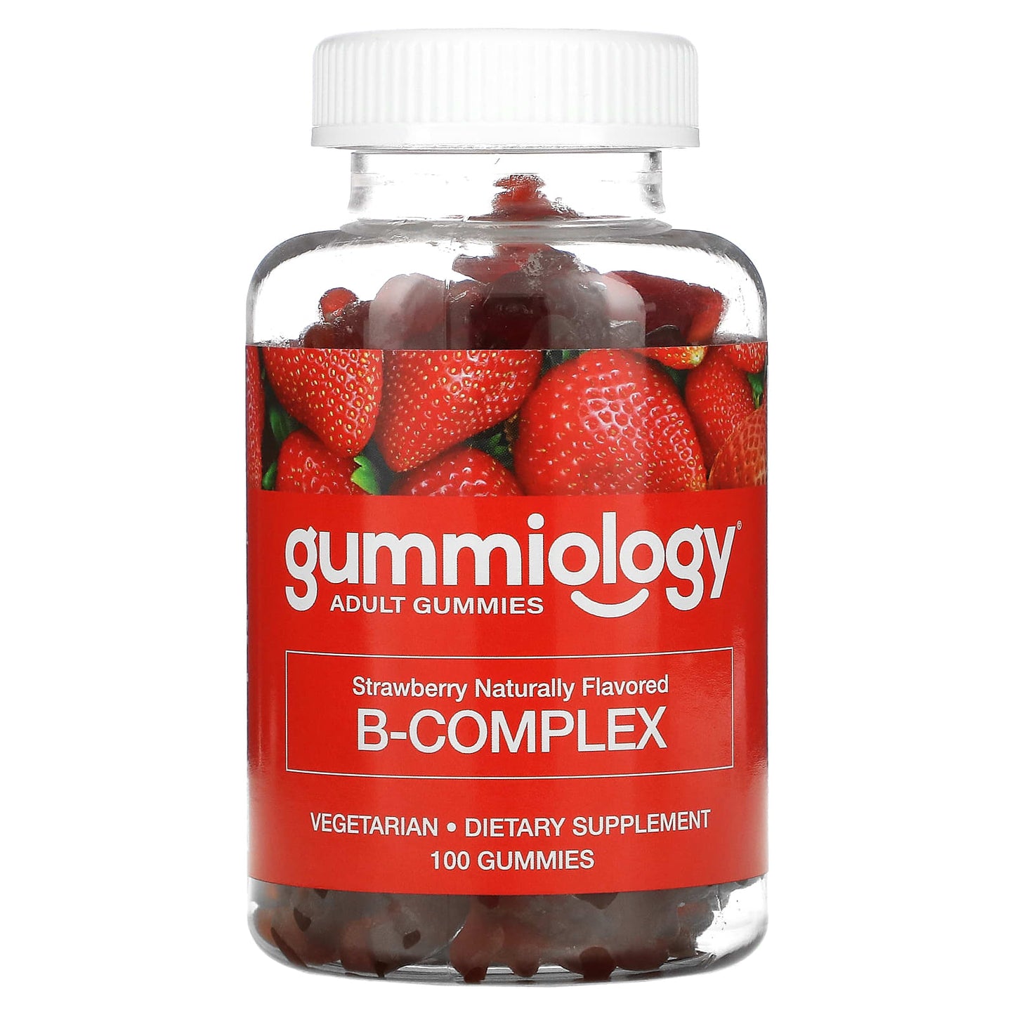 Gummiology-B Complex Gummies-Strawberry-100 Gummies