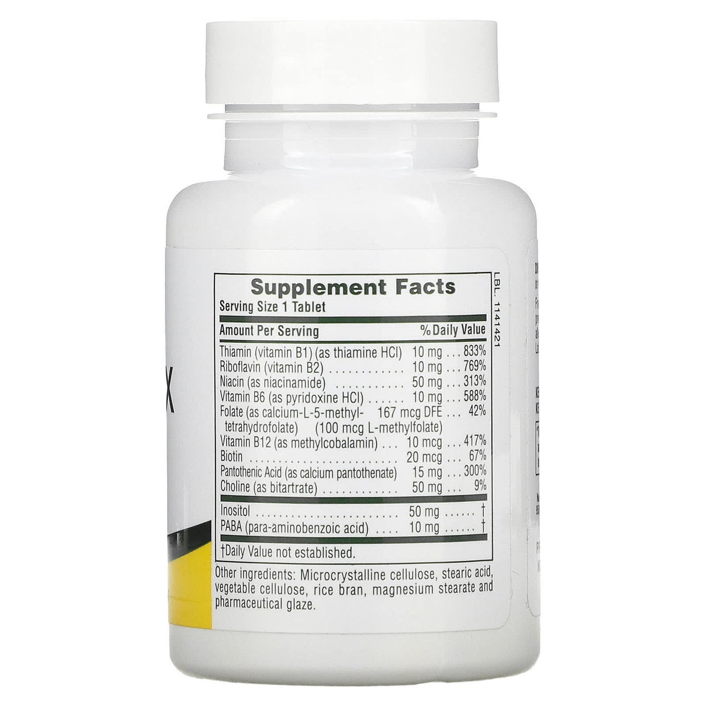 NaturesPlus, B-Complex with Rice Bran, 90 Tablets