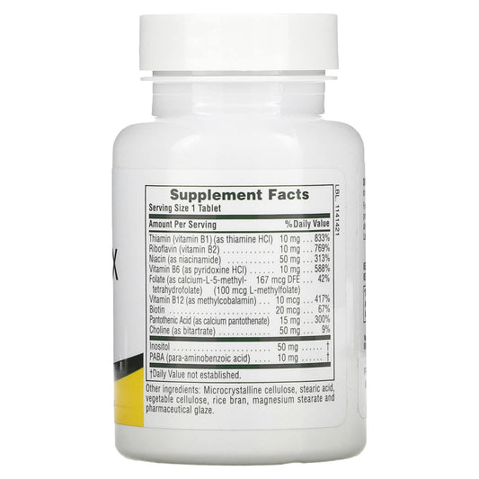 NaturesPlus, B-Complex with Rice Bran, 90 Tablets