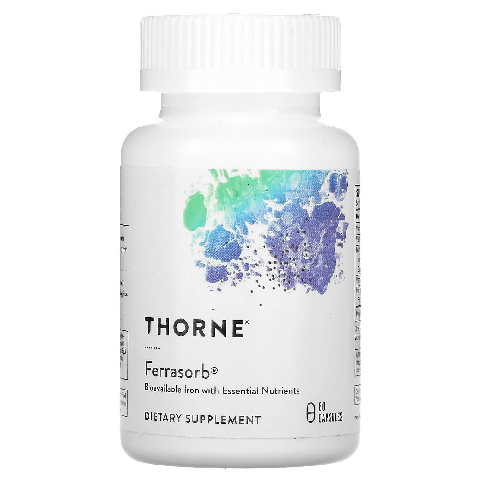 Thorne-Ferrasorb-60 Capsules