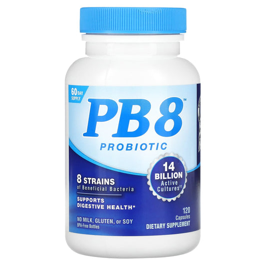 Nutrition Now-PB 8 Probiotic-14 Billion-120 Capsules (7 Billion per Capsule)