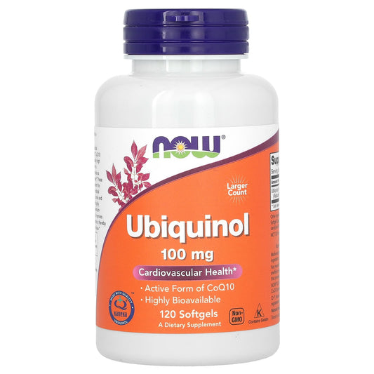 NOW Foods-Ubiquinol-100 mg-120 Softgels