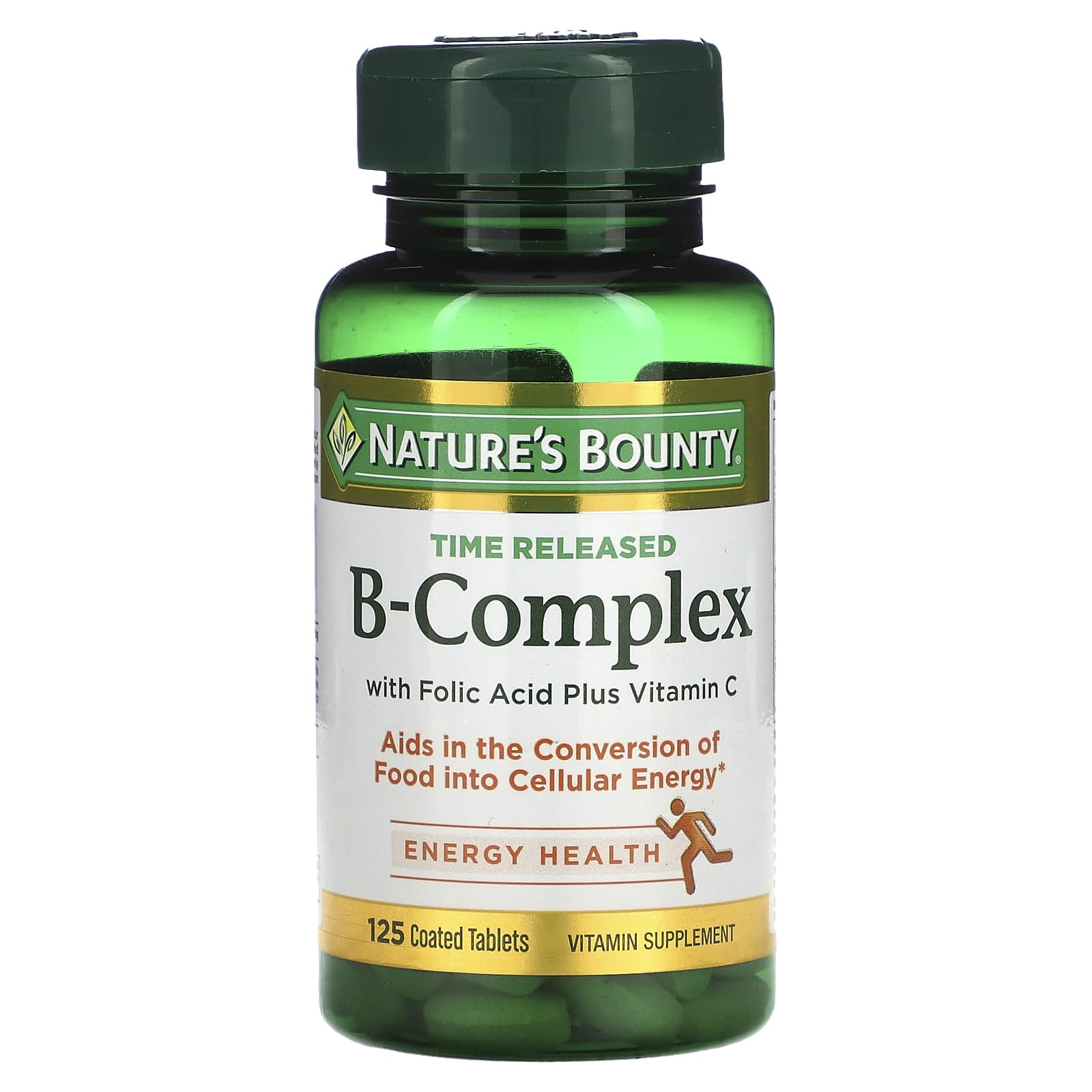 Nature's Bounty-B-Complex-Time Released-125 Coated Tablets
