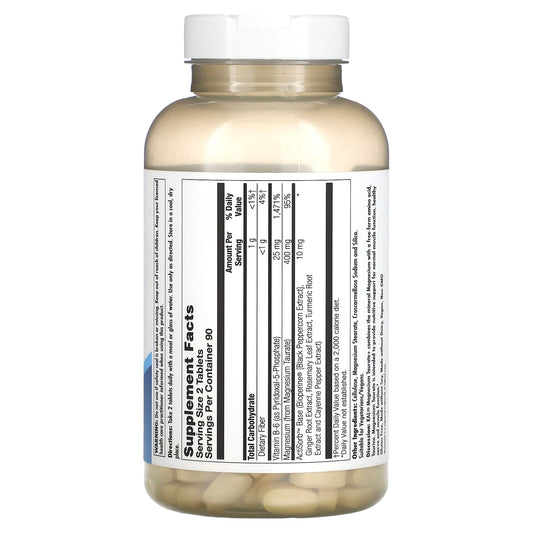 KAL, Magnesium Taurate +, 400 mg, 180 Tablets (200 mg per Tablet)