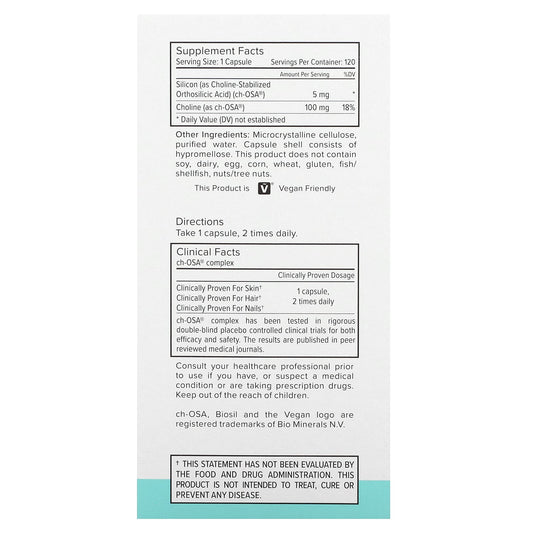 BioSil, Collagen Generator, 120 Original Capsules