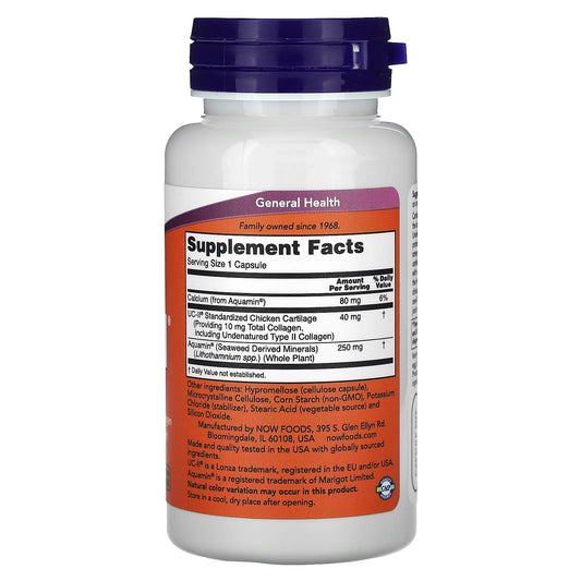 NOW Foods, UC-II Joint Health with Undenatured Type II Collagen, 120 Capsules