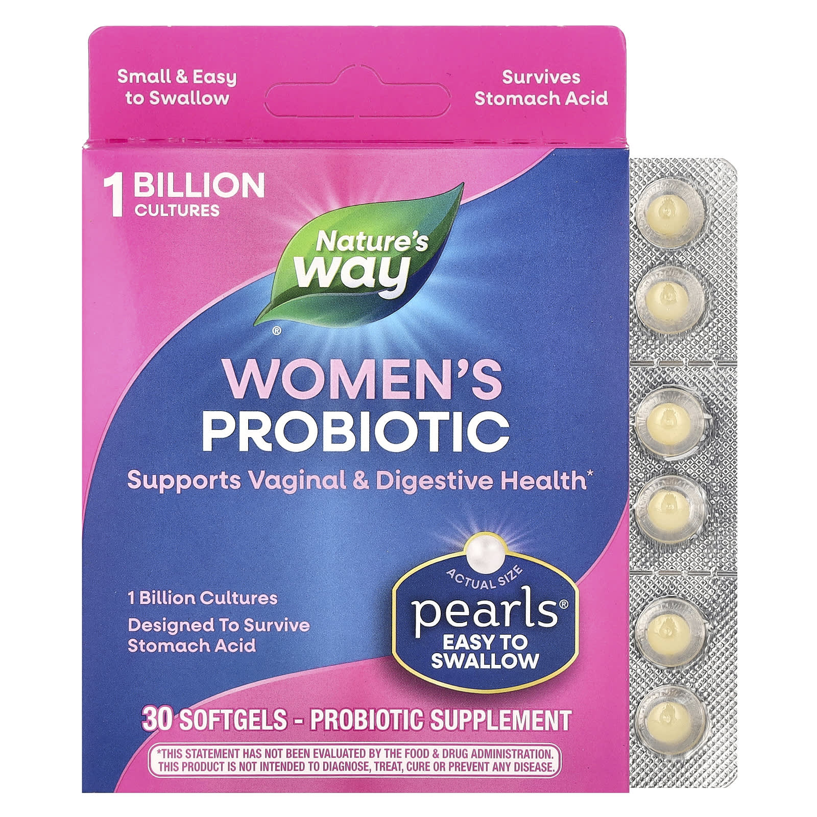 Nature's Way-Women's Probiotic-1 Billion -30 Softgels